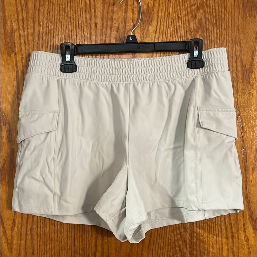 Light Gray Cargo Shorts